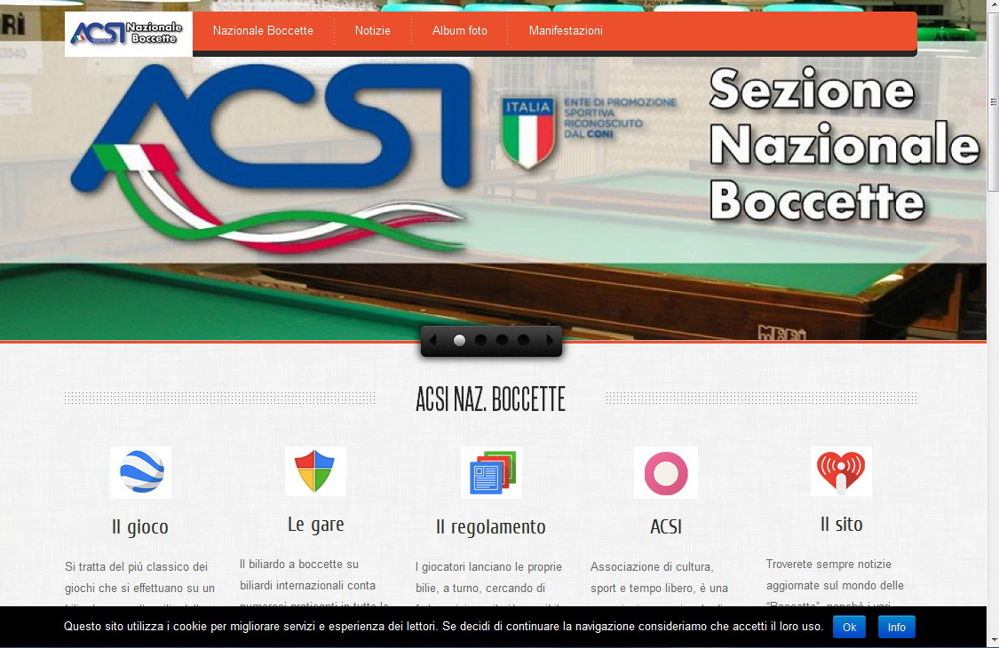 acsi nazionale boccette